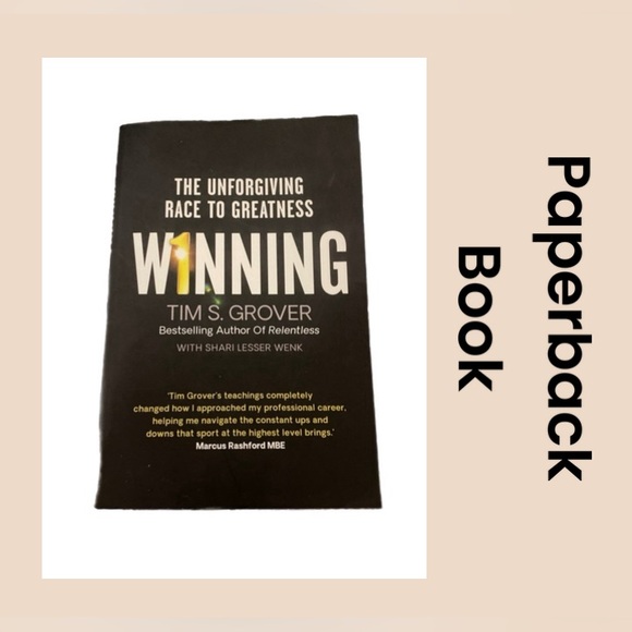 Paperback Book Winning: The Unforgiving Race To Greatness - Picture 1 of 3